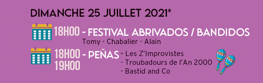 dimanche 25 juillet fete été 2021