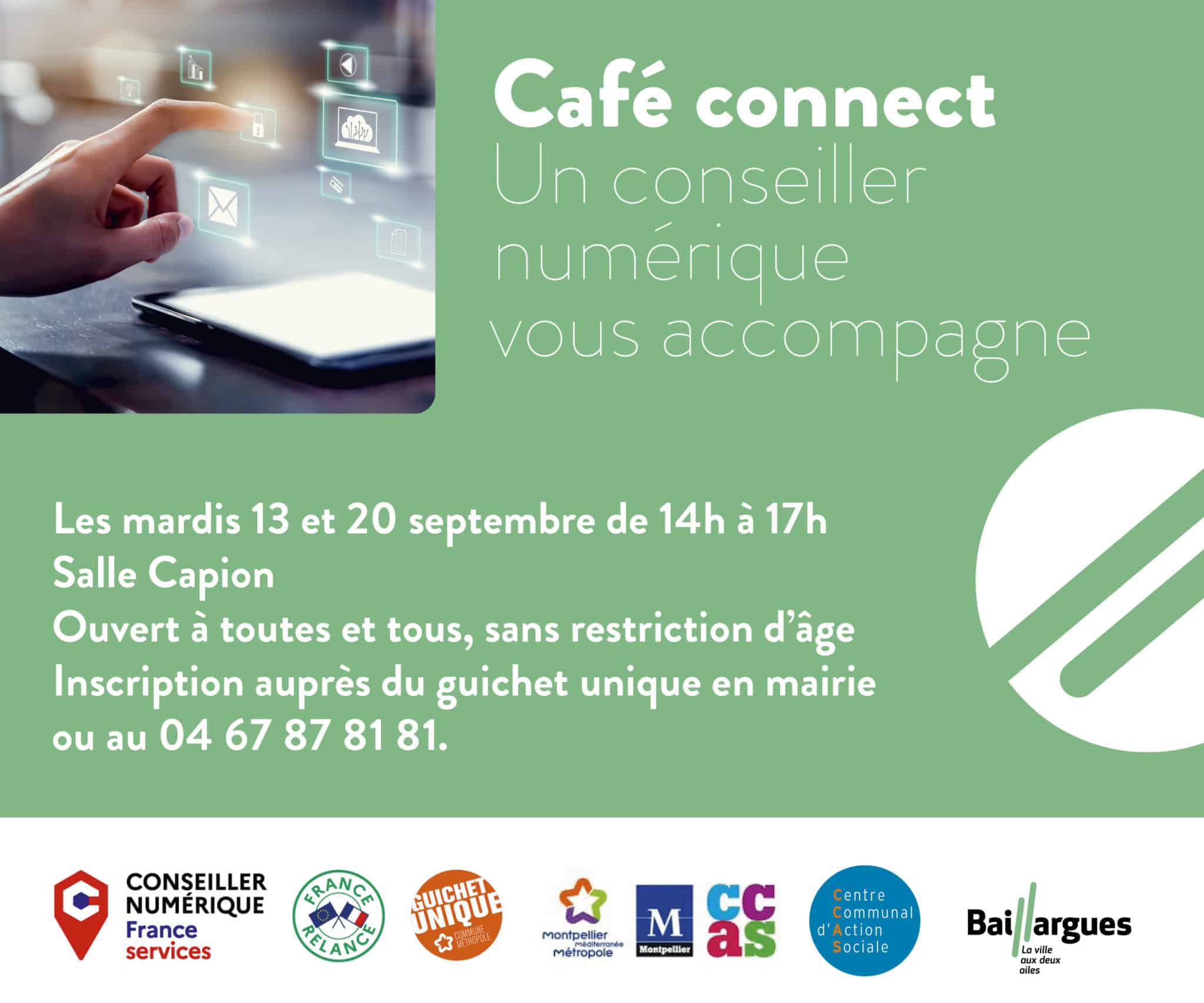 Café connect, un conseiller numérique vous accompagne