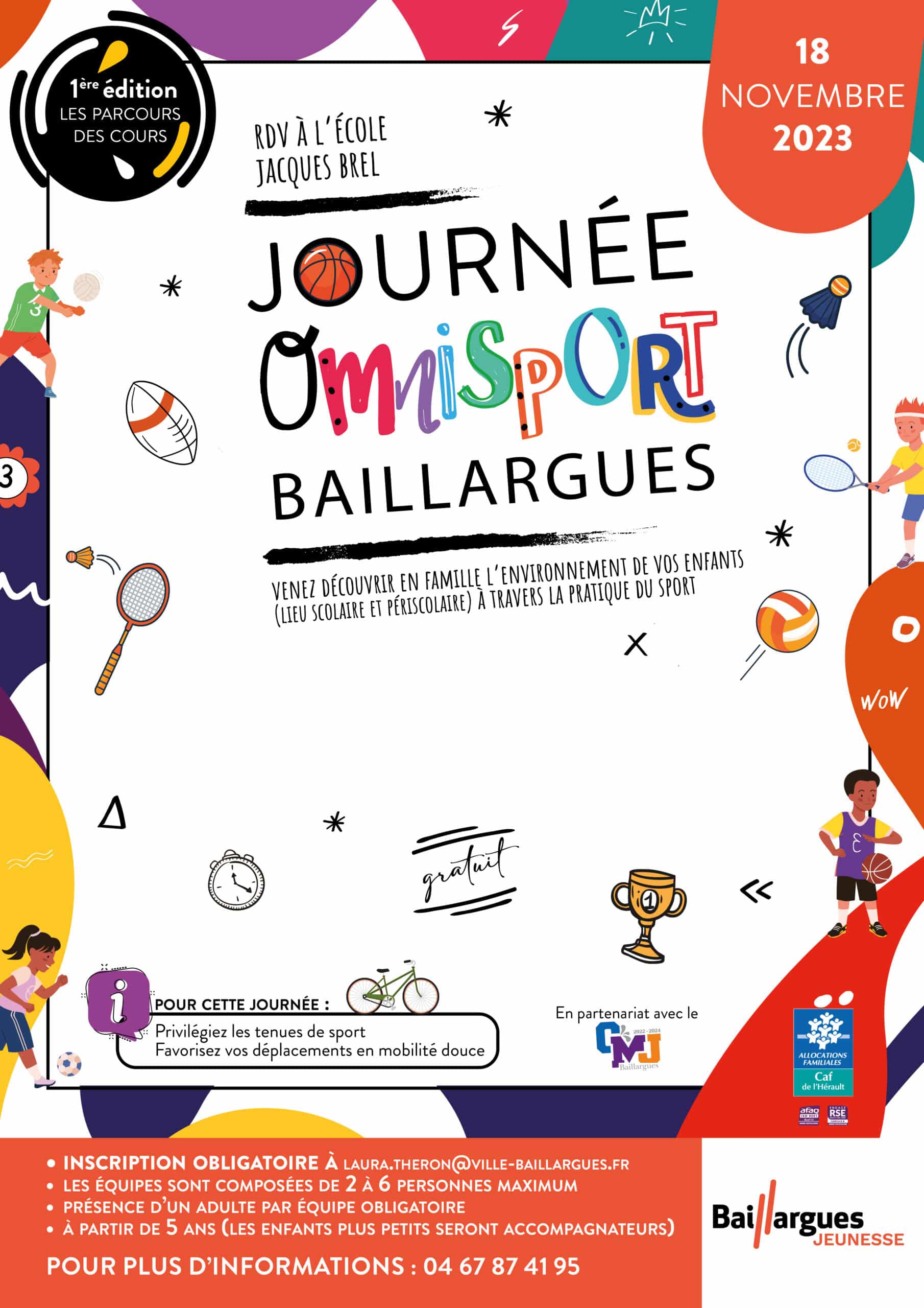 Journée Omnisport Baillargues : un évènement à ne pas louper !