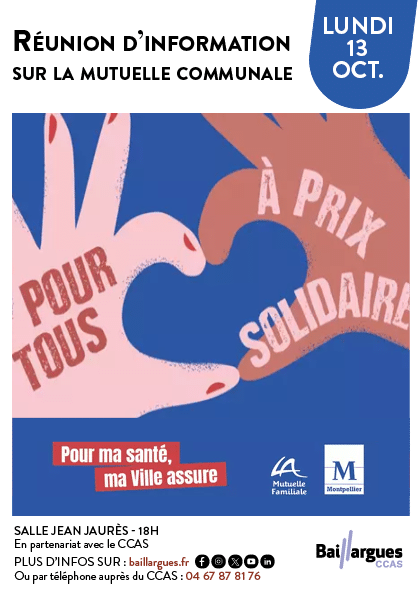 Mutuelle communale de Montpellier : réunion d’information à Baillargues